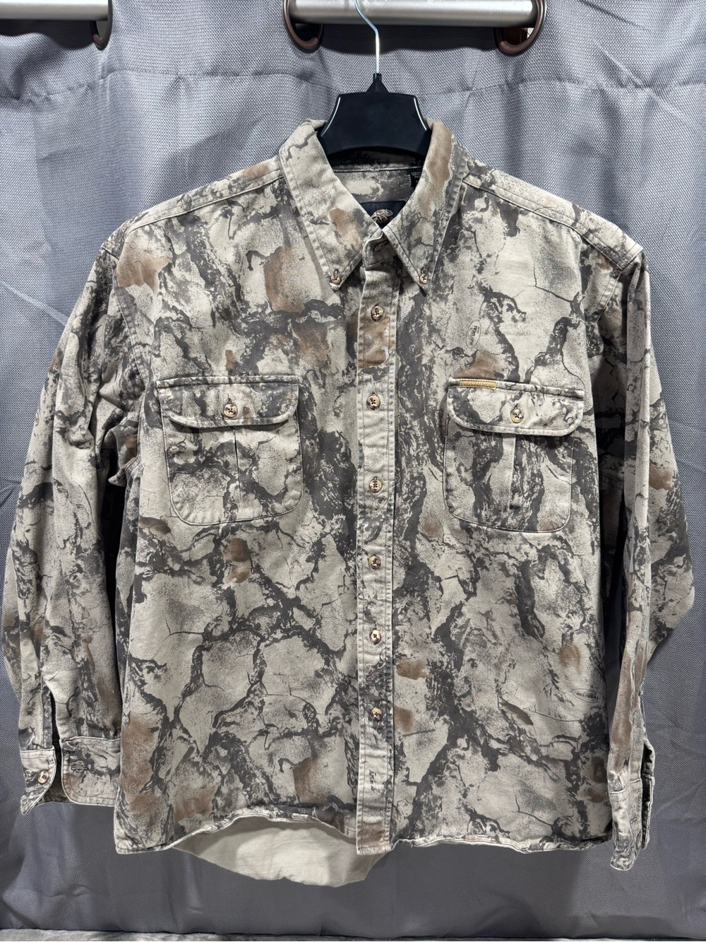 Men's Natural Gear Camo Lightweight Shirt Jacket